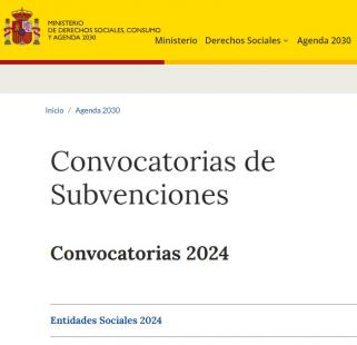 Subvenciones Entidades sociales 2024