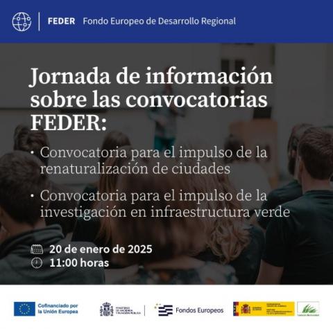 Jornada Informativa online convocatoria ayudas FEDER