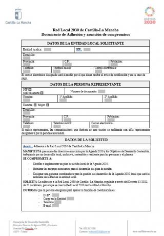 Solicitud de adhesión Red Local